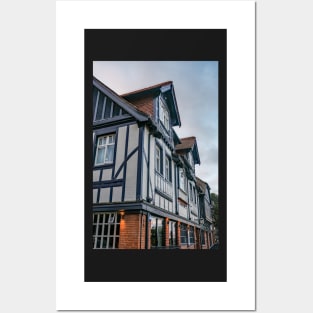 Tudor style building, Norfolk Posters and Art